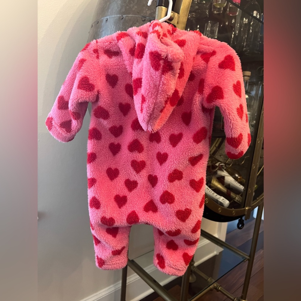 Hannah Andersson Pink Fuzzy One Piece